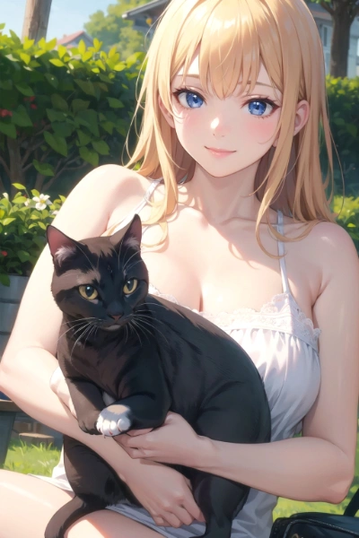 金髪ちゃんと黒ちゃん