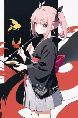 鯉に恋するツインテ少女