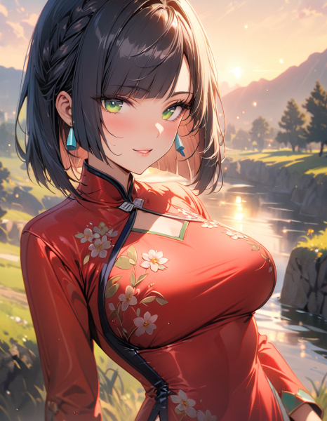 【原神】夜蘭 チャイナドレス