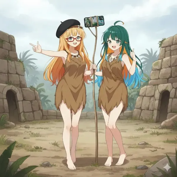 ご先祖さま、スマホを拾う。