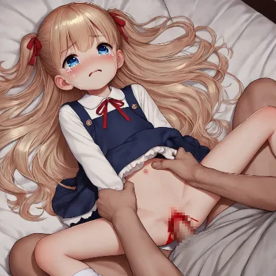 ジャンパースカート姿の少女をレイプ その2