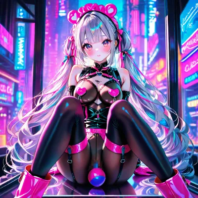 ネオン街のハートガール