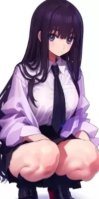 しゃがみジト目JKちゃん