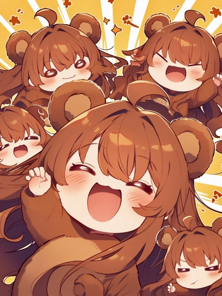 くま娘✖︎笑顔🐾