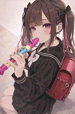 ランドセルの女子