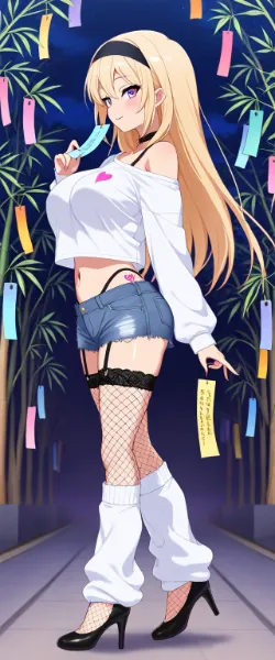 たなばたに短冊