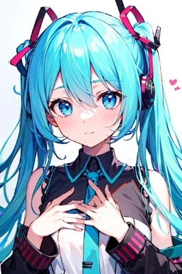 初音ミク　イラスト