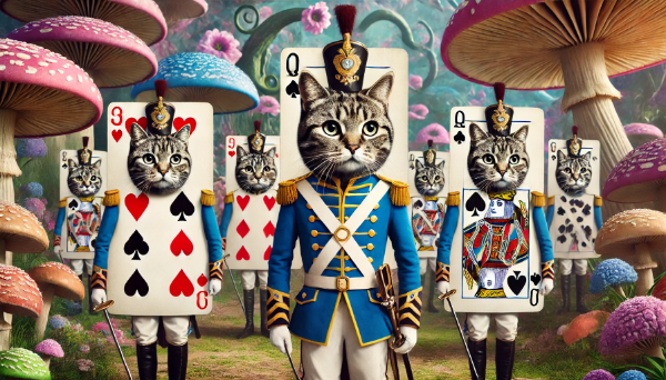 猫さんトランプ兵