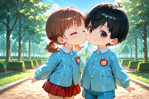 2026/03/27　ほっぺにキス