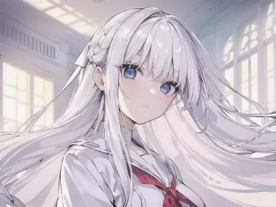 #9 白髪少女