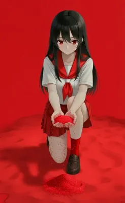 赤い砂