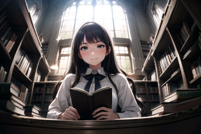 読書中