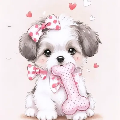 可愛いわんちゃん