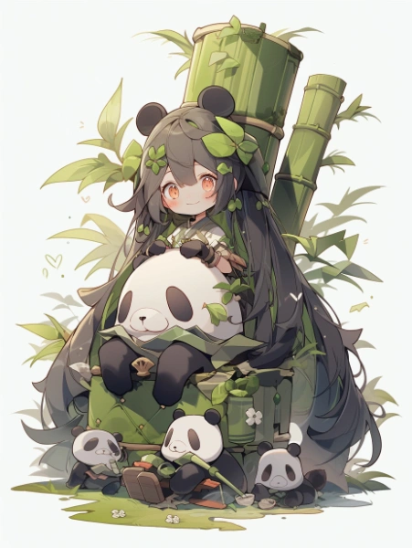 パンダと妖精🐼🧚‍♀️💫