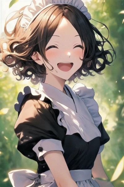 メイドさんの弾けるスマイル
