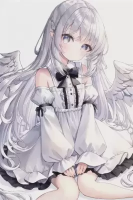 エルフ耳の白い天使