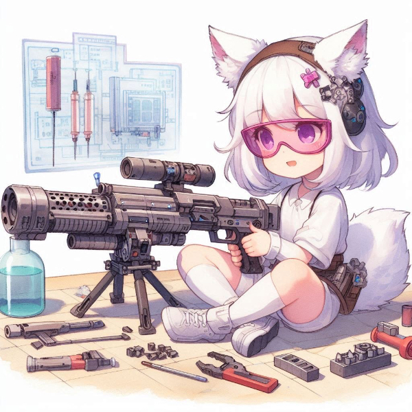 光線🔫と🦊