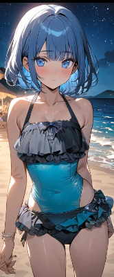 夜のビーチ