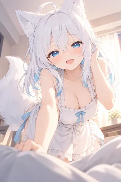 エプロン姿のココロちゃん