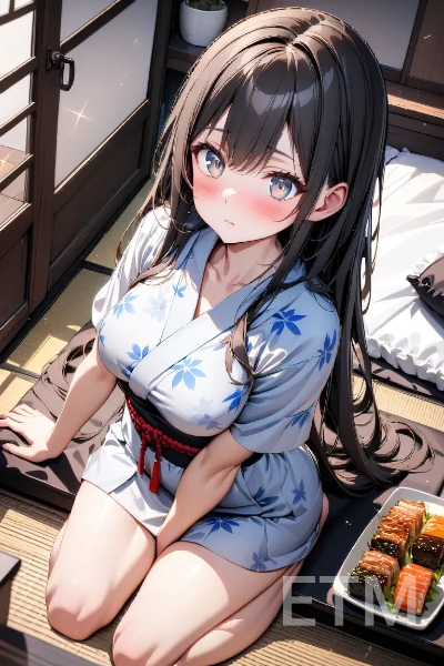 温泉旅行　晩御飯　次女編