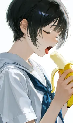 なんかエロいバナナの食べ方