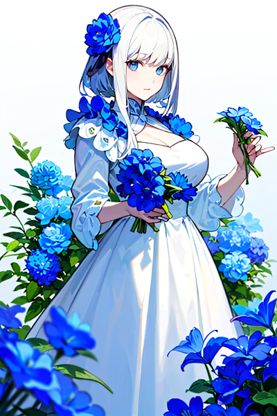 青いバラ