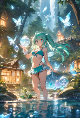新築ラッシュの妖精の村