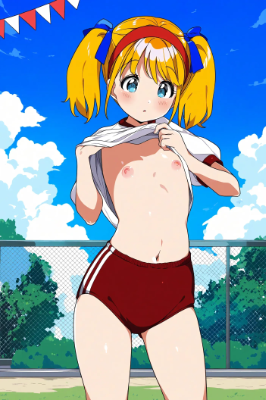 「次は騎馬戦だから脱がないと…」