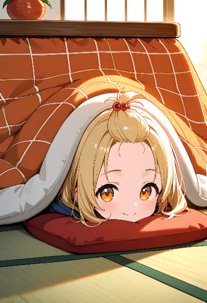 「休みだけどめっちゃ寒いし、ずっとこうしてたいなぁ～♪」