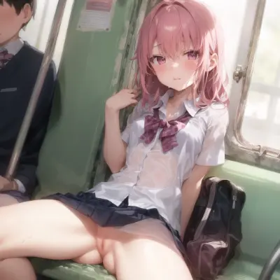 電車で・・・２（２１枚）