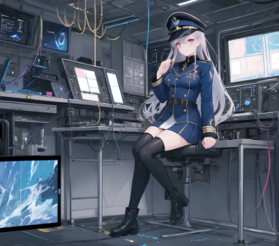 銀髪軍長