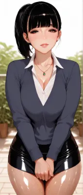 アイコ(50)二十数年ぶりのミニスカート