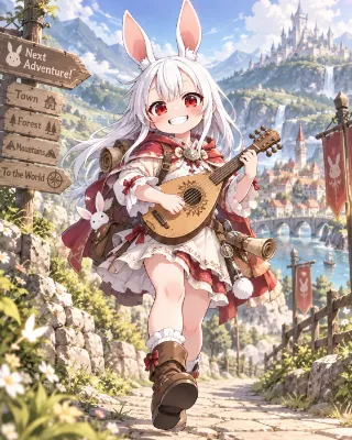 吟遊詩人ごっこ白兎ちゃん