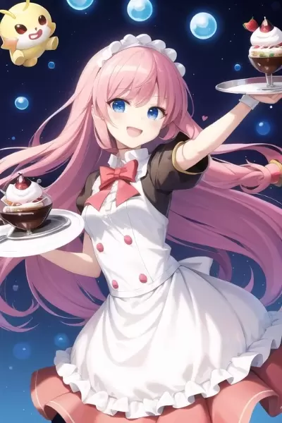 元気な給仕さん