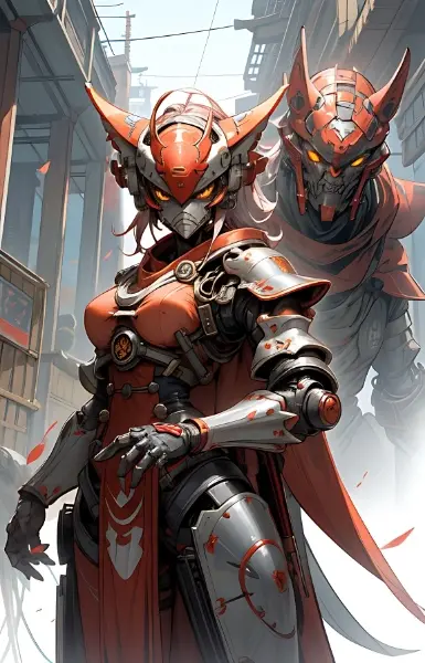 戌・アーマード巫女