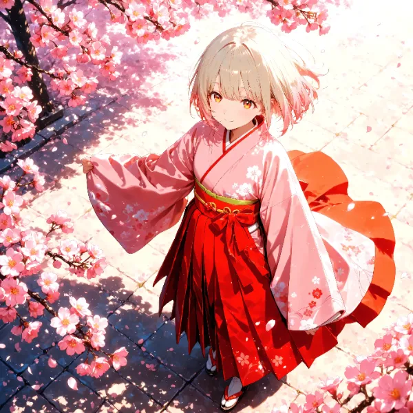 春の調べ、風に揺れる色