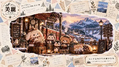 ぬいぐるみたちの優しい旅の始まり
