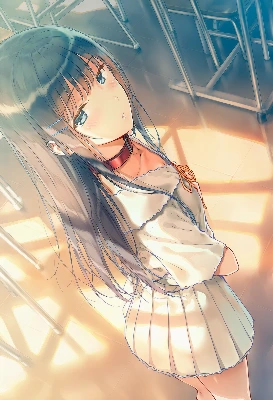 教室での清楚ちゃん