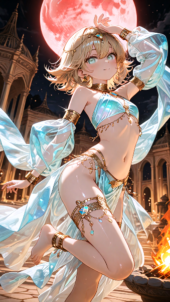 紅月の下で舞う秘儀の姫