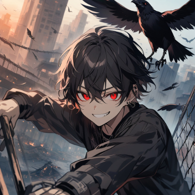黒髪ショート少年