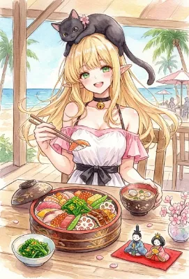 アイピク島のひな祭り