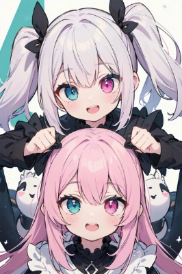 可愛い女の子と…チュ○バくん？？