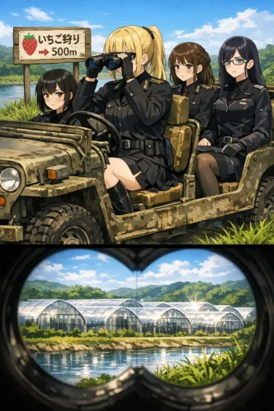 偵察対象：銀色施設