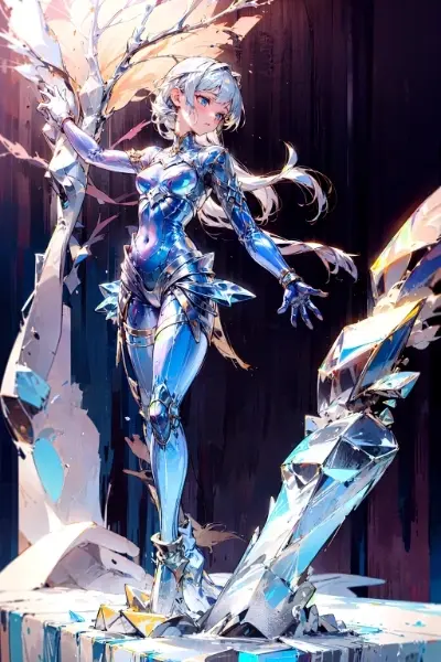 クリスタルの世界に生きる