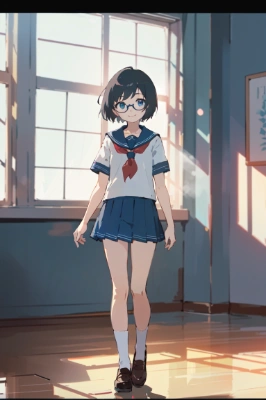 女子中学生