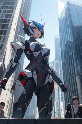 美少女型巨大ロボット