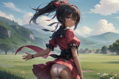 あ、風が…