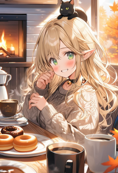 エルフさんと黒猫さん