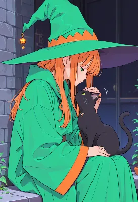 魔女と黒猫の静かな夜の約束