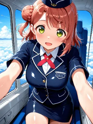 上原歩夢　キャビンアテンダント